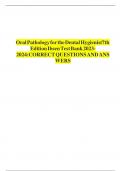  Oral Pathology for the Dental Hygienist 7th Edition Ibsen Test Bank 
