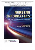 Test Bank For Nursing Informatics and the Foundation of Knowledge 6th Edition by Dee McGonigle&comma; Kathleen Mastrian&vert;&vert;ISBN NO&colon;10&comma;1284293432&vert;&vert;ISBN NO&colon;13&comma;978-1284293432&vert;&vert;All Chapters&vert;&vert;Complete Guide A&plus; 