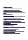  PSAT QUESTIONS AND ANSWERS 100&percnt; CORRECT 2024&sol;2025