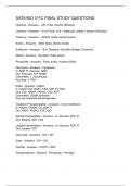 SATA BIO 311C FINAL STUDY QUESTIONS
