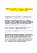  ASU Koretz LES 305 - Exam 2 Questions And Answers 100&percnt; Verified&period;