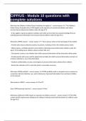 CIPP&sol;US - Module 10 questions with complete solutions 