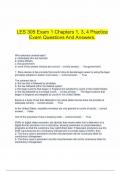 LES 305 Bundled exam updated 2024&period;