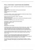 POUL 1010E EXAM 1 QUESTIONS AND ANSWERS