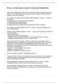 POUL 1010E EXAM 2 QUESTIONS AND ANSWERS