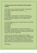 C 10 Electrical Exam Part VI Questions With Complete Solutions