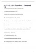 OST-249 - CPC Exam Prep - Combined &num;1 Questions And Answers 