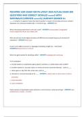PEDIATRIC EOR EXAM FOR PA LATEST 2024 ACTUAL EXAM 300  QUESTIONS AND CORRECT DETAILED ANSWERS WITH RATIONALES &lpar;VERIFIED ANSWERS&rpar; &vert;ALREADY GRADED A&plus;  