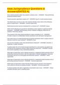 Iowa Jurisprudence Questions & Answers&lpar;RATED A&rpar;