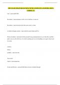 CHF EXAM 2024&sol;25 QUESTIONS WITH COMPLETE ANSWERS 1OO&percnt; CORRECT&excl;&excl;