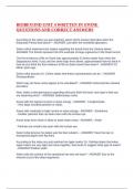 BIOBEYOND UNIT 4 WRITTEN IN STONE QUESTIONS AND CORRECT ANSWERS