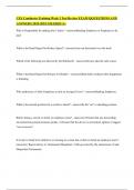 CSX Conductor Training Week 1 Test Review EXAM QQUESTIONS AND ANSWERS 2024-2025&vert; GRADED A&plus;