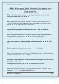 NHA Pharmacy Tech Practice Test Questions And Answers&period;