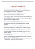 RASMUSSEN PHARM EXAM
