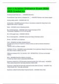 Unit 4 Aviation Ordnance Exam 2024-2025 Graded A&plus;