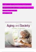 Exam &lpar;elaborations&rpar; Social Work and Aging   Aging and Society