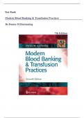 Test Bank For Modern Blood Banking & Transfusion Practices 7th Edition By Denise M Harmening&vert;&vert; Complete Chapters &lpar;1-29&rpar; &vert;&vert; Latest Edition