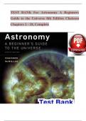 TEST BANK For Astronomy A Beginners Guide to the Universe&comma; 8th Edition by Chaisson&comma; Verified Chapters 1 - 18&comma; Complete Newest Version