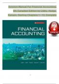 Solution Manual For Financial Accounting&comma; 8th Canadian Edition 2024&comma; by Libby&comma; Hodge&comma; Verified Chapters 1 - 13&comma; Complete Newest Version