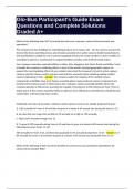 Glo-Bus Participant-s Guide Exam Questions and Complete Solutions Graded A&plus;