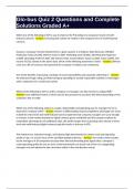 Glo-bus Quiz 2 Questions and Complete Solutions Graded A&plus;