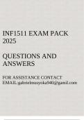 INF1511 Exam pack 2025&lpar;Visual Programming I&rpar;