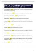 33407-12 Review Exam Questions and Complete Solutions Graded A&plus;