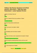 Oedipus Test Review Questions & Verified  Answers 2024-2025 &vert; 100&percnt; Pass Rate  Guaranteed &vert; Latest Updated Version