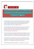 Oklahoma Board Of Denistry Jurisprudence Exam Newest Actual Exam 300 Questions And Correct Answers &lpar;Verified Answers&rpar; &vert;&vert;Complete A&plus; Guide
