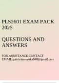 PLS2601 Exam pack 2025(Critical Reasoning)