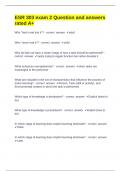 ESR 303 exam 2 Question and answers rated A&plus;
