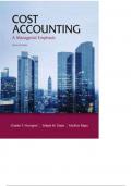 COST ACCOUNTING 14TH EDITION BY HORNGREN&comma; DATAR &comma;RAJAN TEST BANK