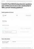 CAMATA Final &vert;2024&vert;Comprehensive questions and verified answers&sol;accurate solutions&vert;Get it 100&percnt; correct&excl;&excl; Already graded A&plus;
