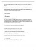 Occupational Health and Safety Exam Questions and Correct Answers Latest Update 2024 &lpar;Already Passed&rpar;