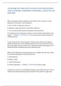 ATI DIABETES MELLITUS EXAM WITH QUESTIONS  AND ANSWERS &lpar;VERIFIED ANSWERS&rpar; LATEST EXAM  2024&sol;2025