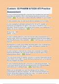 Custom GI PHARM 6-15-20 ATI Practice Assessment 2024 Questions and answers