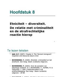 Slides+boek Criminologsiche sociologie H9