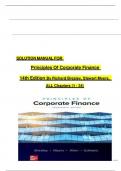 Solution Manual for Principles of Corporate Finance 14th Edition by Richard Brealey&comma; Stewart Myers&comma; Franklin Allen and Alex Edmans&comma; Complete Chapter 1 - 34 &vert; Newest Version