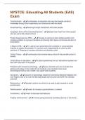 NYSTCE&colon; Educating All Students &lpar;EAS&rpar; 2025 Exam  Questions And Answers Already Graded A&plus;