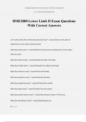 BME2800 Lower Limb II Exam Questions With Correct Answers