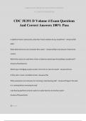 CDC 3E351 D Volume 4 Exam Questions And Correct Answers 100&percnt; Pass