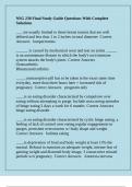 NSG 230 Final Study Guide Questions With Complete Solutions