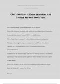 CDC 4N051 set A Exam Questions And Correct Answers 100&percnt; Pass&period;