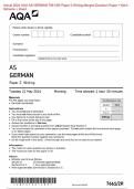 &period; Actual 2024 AQA AS GERMAN 7661&sol;2R Paper 2 Writing Merged Question Paper &plus; Mark  Scheme &plus; Insert