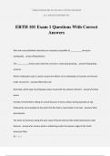 ERTH 101 Exam 1 Questions With Correct Answers