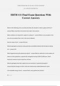 ERTH 111 Exam Bundle 100&percnt; Pass&period;