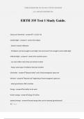 ERTH 335 Test 1 Study Guide&period;