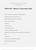ERTH 2401 - Midterm 1 Exam Study Guide&period;