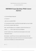 ERTH101 Exam Questions With Correct Answers