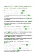 CMN 568 -Unit 3 Combo Exam Questions and Correct Answers &lpar;100&percnt; COMPLETE ANSWERS&rpar; ALREADY GRADED A&plus; &vert; 100&percnt; satisfaction guarantee with complete solutions&comma; &lpar;Latest update&rpar; 2025&sol;2026
